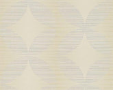 CONCORD WALLCOVERINGS ™ Hollywood - Graphical Retro Floral Trails Vintage Grey Wallpaper Sample