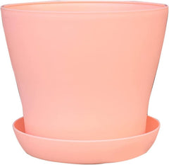 Molotos Home Resin Indoor Outdoor Garden Plant Flower Pot Balcony Plastic Planter Patio(1714.512.5cmwhite) - (Color: White, Sheet Size: Small)