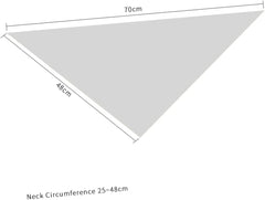 SUPVOX 1pc Pet Bandana for Dogs Triangle Scarf Unique Footprint Pattern Washable and Easy Dressing up Your Pet at Parties and Special Occasions