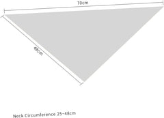 YARNOW 1pc Pet Bandana Triangle Pentagram Stripes Pattern Dog Bib for Comfortable Wear Easy Parties and Everyday Use