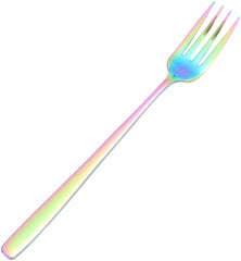 Rainbow Dinner Forks Stainless Steel Forks for Home Kitchen Restaurant