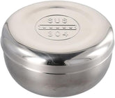 Stainless Steel Rice Bowl Convenient Serving Bowl with Cover Practical Metal Food Container with Lid Cooking Supplies, 8.5*4CM