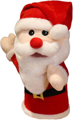 UPKOCH Santa Claus Plush Hand Puppet for Soft PP Cotton Christmas Theme Plaything Interactive Parent Role Play to Boost Imagination and Communication Skills