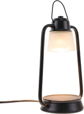 Vintage Candle Warmer Lamp with Brightness and Timer Electric Wax Melt Warmer for Jar Candles Safe Home Fragrance Sturdy Material Black Color