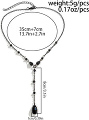 Goth Necklace Cross Necklaces for Women Jewelry Halloween Gothic Jewelry