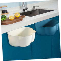 3Pcs Hanging Trash Can Kitchen Garbage Bin for Under Sink Compact Waste Container for Food Scraps Space Saving Design