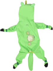 Full Coverage Waterproof Dog Raincoat with Legs for Small and Medium Dogs Hooded Rain Jacket Protective PET Outdoor Clothing