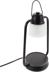 Candle Wax Melt Warmer Lamp with Timer Dimmable Light Vintage Design for Scented Jar Candles for Bedroom Living Room Home Decor Us Plug Black