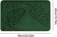 Large Bathroom Rugs,Super Absorbent Bath Mat-Quick-Drying Bathroom Mats-Shower Mat Nordic Bathroom Mat Flannel Living Room Entrance Carpet 24x17 Inch