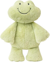 Cute Frog Plush Toy, 35cm Green Stuffed Frog Plush Toy Kawaii Frog Plushie Frog Plush Pillow Cute Stuffed Animal for Girlfriend Christmas Valentines Birthday Gift