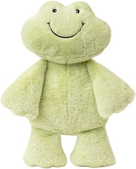 Cute Frog Plush Toy, 35cm Green Stuffed Frog Plush Toy Kawaii Frog Plushie Frog Plush Pillow Cute Stuffed Animal for Girlfriend Christmas Valentines Birthday Gift