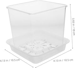 BESPORTBLE Compact Nursery Pots Set of 1 Planter Pots with Hydroponic Design Ideal for Boys and Girls' Planting and Learning