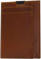 Slim leather Wallet Front Pocket Minimalist.