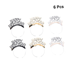 NOLITOY 6pcs Kids Rhinestone Hair Kids Ponytail Hair Accessories for New Year Party Supplies