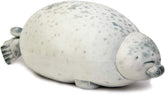 EHOTONG Cute Blob Seal Pillow, Chubby Seal Plush Hug Pillow Soft Stuffed Animal Toy (Gray,11.5")