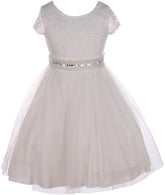 iGirlDress Little Girls Sleeves Lace Tulle Flower Girls Dresses Sizes 2-14