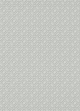 CONCORD WALLCOVERINGS ™ One-Seven-Five, Lavish Futuristic Harmonious White Wallpaper Sample