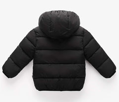 Happy Cherry Toddler Down Jacket Removable Hooded Windproof Snow Winter Coat Outwear