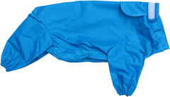 Reflective Dog Raincoat Waterproof Puppy Rainwear Hood Small/Medium Dogs Size 18