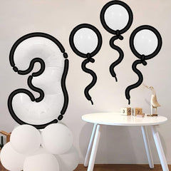 27Pcs Happy 3rd Birthday Decorations White 3 Balloons,3rd Year Old Party Supplies, Foil Helium Mylar Agate Star Heart Shaped Balloons Hot 3rd Birthday Balloon for Princess Girl 3 Birthday Baby Shower