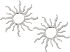 Trendy Sunflower Earrings Silver Dangle and Stud Styles Jewelry