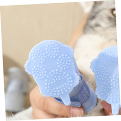 4pcs Dog Rain Boots Dog Shoes for Rainy Days Lightweight Tep Material for Pet Footwear