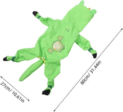 Waterproof PET Raincoat with Hood for Small Medium Dogs Adjustable Full Body Rain Jacket Rain Gear for Rainy Days Includes Leash Opening