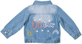 Personalized Kids Denim Jacket with Name, Custom Long Sleeve Denim Name Outerwear Jean Jacket, for Girls Boys