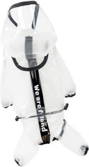 balacoo 1pc Outdoor Dog Raincoat Transparent Reflective Pet Rainwear Four-Legged Back Suggested Weight