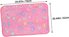 Happyyami 3pcs Washable Dog Blanket Soft Fleece Pet Bed for Small Dogs Cats Animal Blanket Comfort Safety