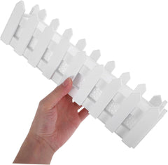 Totority Rectangular Fence Planter Decorative Foam Insert for Artificial Flowers Home Decor Flower Pot Fairy Garden Planter