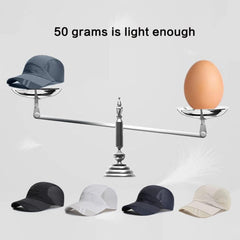 Breathable Mesh Baseball Cap For Men Adjustable Outdoor Sports Hat Lightweight Quick-Dry Cooling Hat White