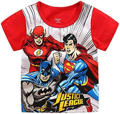 Little Boys Summer Pajamas Short Kids Pjs Sets 100% Cotton Toddler Sleepwear (S11, 2_years)