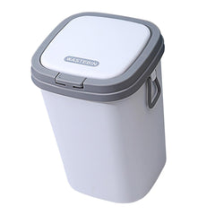 Nordic Style Small Trash Can with Lid Bathroom and Kitchen Waste Basket Compact Design for Bedroom and Office Use Practical and Stylish Waste Container