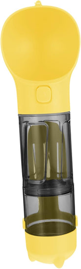 Portable Pet Water Dispenser Food Container and Waste Bags Travel Feeder for Cats and Dogs Lightweight and Compact Design and Travel