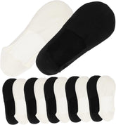 6 Pairs Low Cut Breathable Summer Liner Socks for Men Towel Bottom Non-Slip Casual Socks