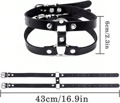 Gothic Cross Necklace Bohemian Style Necklace Trendy Jewelry for Women Statement Necklaces Gifts