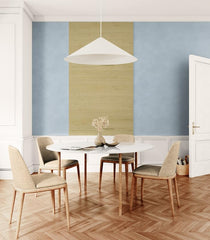 CONCORD WALLCOVERINGS ™ Display Sample, Grasscloth Texture Wallpaper – Beige Roll, Durable Vinyl Wall Covering, 7" x 10", Neutral and Elegant Design