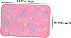 BESPORTBLE Cute Print Puppy Pet Blankets 3pcs Washable Fleece Blankets for Dogs and Cats Soft and Fluffy for Bed