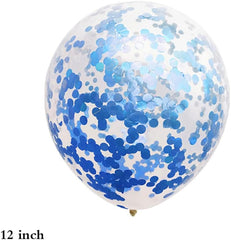 Balloons, 11 pcs Foil Balloons 7 Year Old for 7st Birthday Party Supplies Decoration, Confetti Balloon Kids Party Balloons Party Supplies 7 Years Old Birthday Balloon for Kids (7th, Blue)