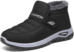 Men's Winter Boots Warm Insulated Snow Boots, Thick Sole, Casual Style Fleece Lined, Cold Weather Protection, Comfortable for Outdoor Activities (8,Black)