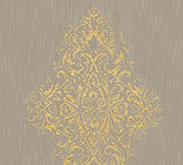 CONCORD WALLCOVERINGS ™ Luxury, A Ensemble Dark Brown Wallpaper Sample, Traditional Decor