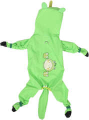 Milisten Dog Raincoat Full Body Poncho for Small Medium Dogs and Windproof Comfortable and Breathable Pet Rain Clothes Hood and Tail