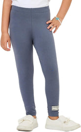 Patch Detail Elastic Waistband Leggings Grey 3-4 YRS