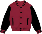 Kids Baseball Jacket Children's Coat School Varsity Fashion Button Casual Sports Youth Outerwear Cardigan