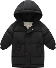 Winter Coat Boys 14 Toddler Kids Little Girls Winter Solid Coats Windproof Outerwear Winter Coat Boys Size 4t
