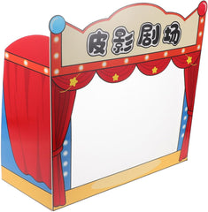 SUPVOX Kids Puppet Theater Stage for Storytelling Small Shadow Puppets Stage for Kindergarten Family Shows and Creative Play