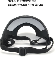 Pet Goggles for Outdoor Windproof Eye Protective Dog Goggles Dog Sun Glasses Adjustable Pet Goggles Travel Sun Glasses