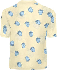 Girls Summer T-Shirts 8-15 Years Soft Basic Short Sleeve Crew Neck Tops Cute Cartoon Casual Outfits Comfy Blouse