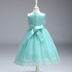 2-10T Big Little Girl Ball Gown Short Lace Flower Tulle Prom Dresses for Wedding Party Evening Dance